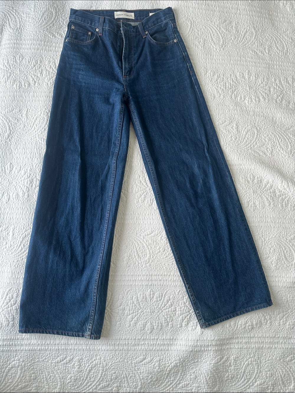 DENIM FORUM 90s low rise baggy wide sz 24